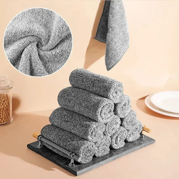 Bamboo Fiber (w/ Bamboo Charcoal) Cleaning Cloths