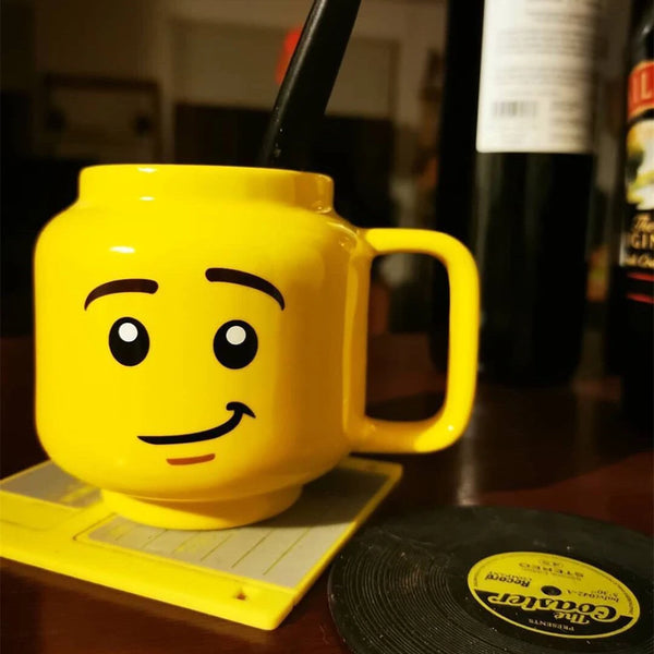 Lego-Inspired Ceramic Mugs