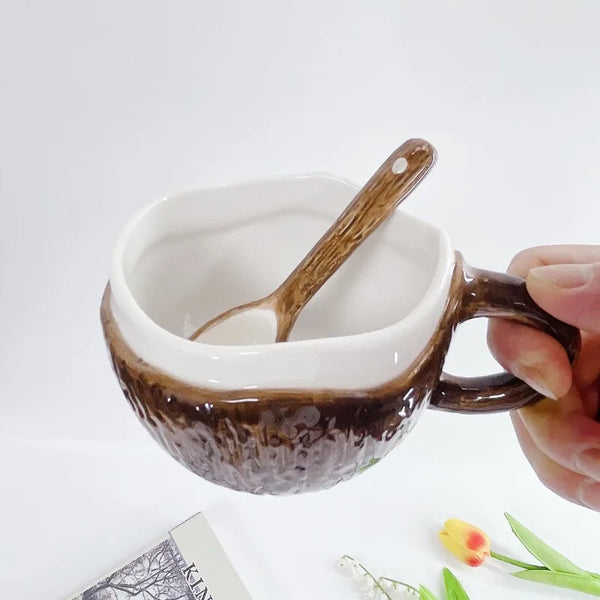 Korean Coconut Mug - Hand-Crafted