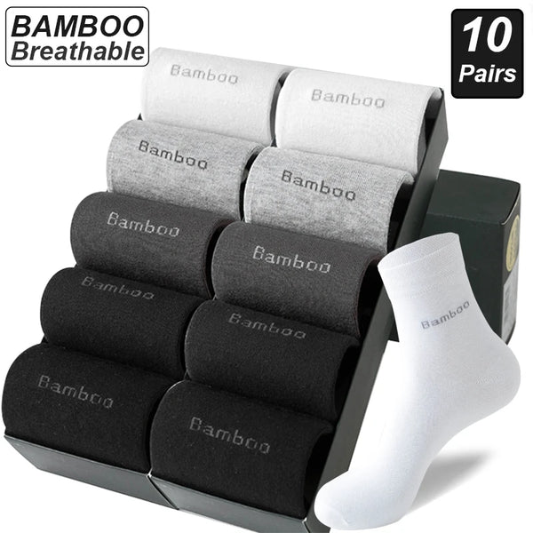 10pcs  Bamboo-Fiber Socks