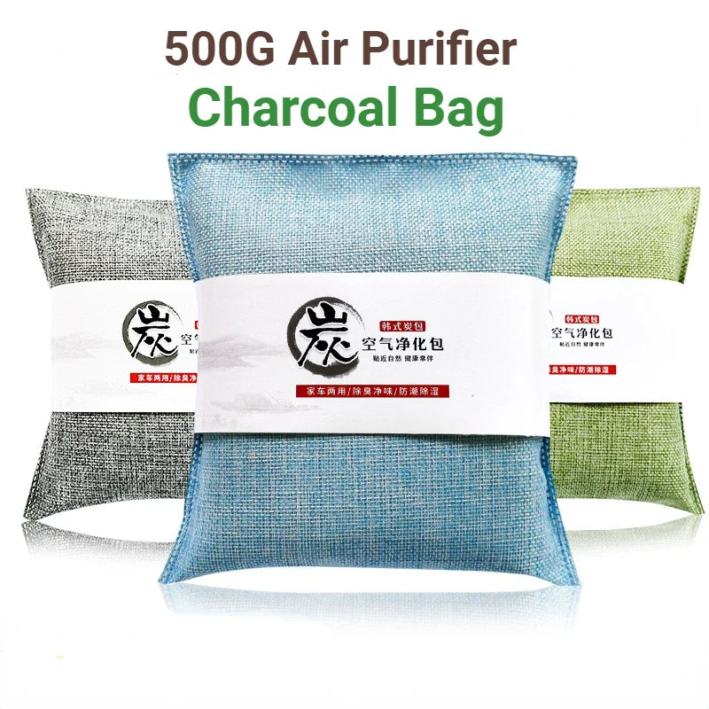 500g Bamboo Charcoal Linen Bag Deodorizer