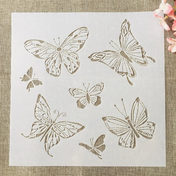 Mandala Butterflies DIY Layering Stencils/Templates