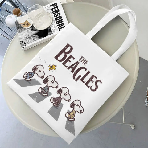 Peanuts-Themed Cotton/Canvas Tote Bags