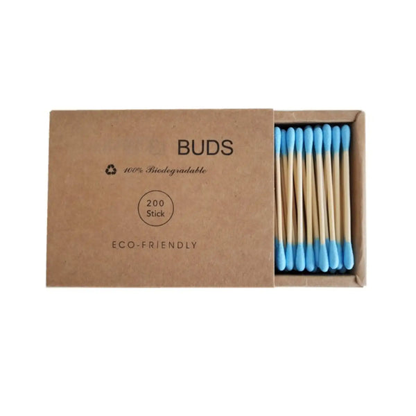 Bamboo Q-Tips W/ Bamboo Fiber Swabs