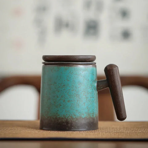 Japanese Tea Mug With Lid