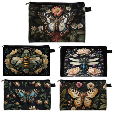 Bees, Butterflies, Dragonflies - Cosmetic Bags