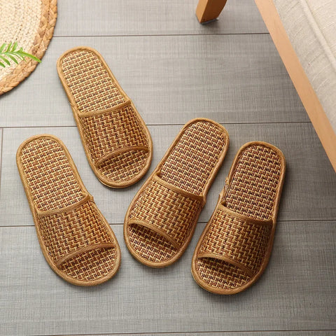 Woven Bamboo/Rattan Slippers