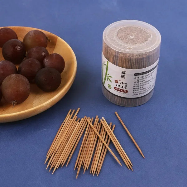 Bamboo Natural Grain Toothpicks-800pcs