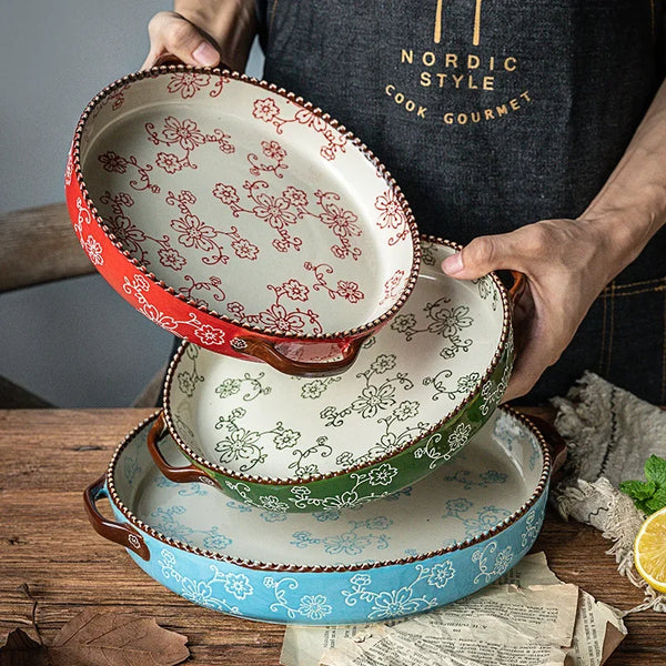 Japanese Sakura Baking Pans & Mixing Cups