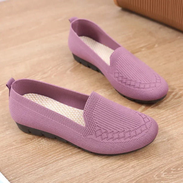 Breathable Linen Mesh Flats For Women